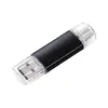 Pen Drive Personalizado para Licitação Empresarial Gravação a Laser de Logo Metálico Computador Celular 16g 32g Cor Vibrante Pen Drive de Uso Duplo Presente