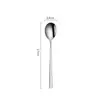 Venta al por mayor de fábrica Cuchara Estilo Coreano 316 Cuchara de Acero Inoxidable 304 Engrosada para Remover Cuchara para Hielo Cuchara para Café Cuchara de Comedor para el Hogar Cuchara para Sopa