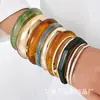 Accesorio transfronterizo de gran venta, producto nuevo: brazalete abierto de forma de ola irregular para mujer, conjunto de tres piezas personalizado y de moda de joyería para mujer