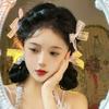 Encaje Lazo Blanco forma de foto Super hada horquilla lolita Chica Mori diadema de corazón accesorios para el cabello