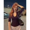 260g Algodão 1*1 + Camiseta com Manga Inserida + Short de Corte Justo + Top de Manga Curta com Gola V