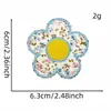 Nuevo Parche de Tela Bordado con Letra Inglesa Floral Corazón Flor Accesorios Parche Sello Bordado Punto Autoadhesivo