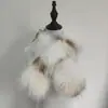 Bufanda de Piel de Zorro Estilo Nuevo para Otoño e Invierno, Cuello de Piel de Moda Versátil de Alta Gama, Calentador de Cuello de Felpa Cálido Cruzado, Al por Mayor en Stock