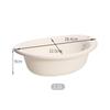 SANADA lavabo japonés engrosado, lavado de verduras, lavado de pies, palangana redonda apilable de plástico, palangana de almacenamiento para dormitorio
