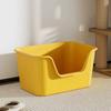 Bañera Caja de Arena para Gatos Extra Grande Gigante Engrosada Semicerrada Anti Salpicaduras Inodoro para Gatitos Suministros para Gatos Domésticos Nuevo Estilo