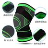 Protector de rodillas profesional de nailon para correr, con correa de presión, tejido 3D, para baloncesto, montañismo, transfronterizo, ideal para las cuatro estaciones.