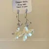 Pendientes Largos de Flor Estilo Isla Super Hada para Mujer, Pendientes de Estilo Vacacional de Alta Gama, Hermosos y Únicos Accesorios para Orejas