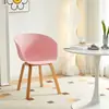 Silla de comedor moderna estilo minimalista nórdico, silla de ocio de moda para el hogar, silla de oficina de lujo ligero, adecuada para discusiones, cafeterías de té de leche y hoteles