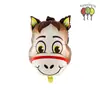 Balões de Animais Cartoon Atacado Cabeça de Leão Cabeça de Girafa Animais da Selva Balões Flutuantes Decorações de Aniversário Infantil