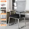 Silla de Computadora Hogar Cómoda Sedentaria Respaldo Asiento de Mahjong Silla de Oficina para Sala de Conferencias Dormitorio Estudio Escritorio Taburete