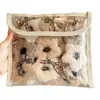 Presilhas de Cabelo Estrela de Pelúcia para Meninas, Presilhas Fofas para Mechas Laterais, Acessórios de Cabelo, Grampos para Meninas Pequenas, Novo Modelo 2025