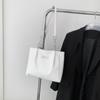 Bolsa Grande Casual de Cor Sólida para Primavera 2024 Nova Moda Grande Capacidade Casual Casual Portátil Ombro Axila Tote Bag
