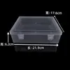 Caja de almacenamiento de joyas, caja clasificadora de cuentas, paquete de material plástico transparente, caja de almacenamiento de herramientas para cuentas multifuncional
