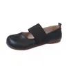Zapatos Mary Jane para mujer de suela blanda, nuevo estilo otoño 2026, versión coreana, punta redonda, corte bajo, suela plana, adecuados para combinar con faldas