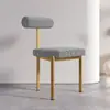 Silla de Maquillaje, Recepción de Salón de Belleza, Sillón Individual, Silla para Salón de Uñas, Silla de Comedor de Lujo Ligero para Mahjong, Otro Metal