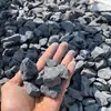 Grava Lavada Negra Piedra Estilo Japonés Patio Paisaje Seco Grava Piedra de Arroz Lavada Gris Oscuro Piedra Negra