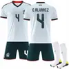 2526 Copa del Mundo No. 14 Jersey de Casa Blanco 9 Raul 22 Losano México Uniforme de Fútbol de Visitante Conjunto