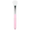 Brocha de silicona de doble cabezal y doble propósito con cuchara para aplicar mascarilla de barro, brocha facial en forma de abanico para ácido de frutas, herramienta de maquillaje de belleza