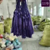 Atacado de Fábrica Ornamento Pendurado Estilo Antigo Marcador de Página Leque Festivo Tassel Colorido Embalagem Presente Cortina Pequeno Tassel