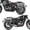 Coche muscle Wolf adecuado para Qianjiang flash 250 bolsa lateral bolsa lateral se puede instalar casco medio casco casco integral con cerradura marco de liberación rápida modificación