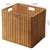 Cestas de Almacenamiento Tejidas al por Mayor para Uso Doméstico, Cestas Organizadoras para Gabinetes y Mesas de Centro, Cajas de Almacenamiento para Ropa y Snacks, Cestas de Mimbre Sintético, Estilo Europeo