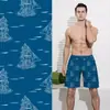 Pantalones de Playa para Hombre Fabricante Verano 2024 Pantalones Florales Estampados Digitalmente Pantalones Casuales Deportivos de Cinco Puntos Shorts Sueltos