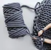Fio para Cobertor Tricotado à Mão com Fio Fiado no Núcleo, Fio de Algodão Fiado no Núcleo Islandês, Cama para Gato, Bolsa, Almofada, Caixa de Armazenamento, Fio para Cobertor