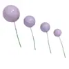 Bolas para Decoração de Bolo em Estoque, Venda Quente Transfronteiriça, Vários Tamanhos, Bolas Douradas, Bolas Prateadas, Bolas Coloridas, Acessórios para Espetar, Bolas de Espuma