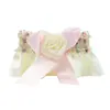 Babero Flor para Mascota Estilo Floral Rosa Toalla Babero para Saliva de Gatito Bufanda para Mascota Anillo para el Cuello Accesorios Venta al por Mayor