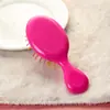 Peine de Masaje para Cabello de Dibujos Animados para Niños Mini Peine Portátil con Bolsa de Aire para Cabello Largo Antiestático Brillo Cabello Plástico Peine Arcoíris