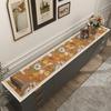 Mantel de cuero de alta calidad para mueble de TV de estilo americano, ligero, de lujo, para el hogar, impermeable, a prueba de polvo, desechable, para armario lateral