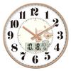 Reloj de Pared para el Hogar con Hora Automática Reloj Moderno para Sala de Estar Reloj de Pared con Calendario Perpetuo para Dormitorio Reloj de Pared Sencillo para el Hogar sin Perforaciones