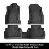 Alfombrillas para Suelo de Coche TPE y Alfombrilla para Maletero Adecuadas para Subaru Forester 2019-2025