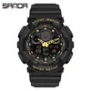 Reloj Digital Sanda 3017 Multifuncional Impermeable Deportivo para Estudiantes Hombres y Mujeres Relojes Personalizados Creativos para Exteriores para Hombres y Mujeres