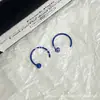 Suministro Mayorista del Fabricante de Pendientes Cerámicos en Forma de C, Modernos Tachuelas Labiales Geométricas, Anillos Nasales, Joyería para Piercings