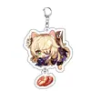 Llavero de acrílico con Wendy, Klee, Mona y Azúcar - llavero de mercancía de anime