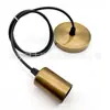 Soquete de lâmpada retro E27 decoração suporte de lâmpada Edison lustre DIY suporte de soquete para luminária de parede