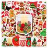50 Navidad estilo ins personalidad transfronterizo festivo tarjeta goo cuenta manual decoración creativa funda de teléfono móvil pegatina para equipaje