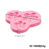 Decoração de bolo de pasta americana diy forma de bolo de chocolate flor de cerejeira girassol forma de silicone líquido