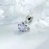 Gemelos Caída de Estrellas Henson Jewelry Circonita Colorida Estrella Varilla de Aleación de Titanio Perforación de Oreja Stud para Cartílago
