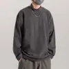Camiseta de manga longa com gola alta meia estação para inverno e verão, masculina, veludo dupla face, cor sólida, top quente, segunda pele
