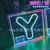 Letrero de mano luminoso feliz cumpleaños Pantalla LED Letrero de valla Letrero de letra Bar KTV Atrezzo de ambiente Personalización