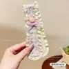 Diadema Ancha para Niños con Velcro, Lindo Organizador de Flecos para el Cabello con Borde de Encaje, Accesorio para el Cabello de Bebé