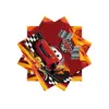 Decoración Desechable de Papel para Fiesta de Cumpleaños de Niño con Temática de Coches Transfronterizos, Vasos, Platos, Vajilla, Set de Fiesta