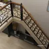 Pasamanos Modernos de Hierro Forjado para Escaleras, Barandillas de Balcón, Vallas para el Hogar, Barandillas para Casas, Decoración de Loft, Metabo Interior