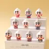 Figuras Creativas de Terciopelo de Ultraman Shin-Chan Lindas Accesorios de Caja Ciega para Transmisiones en Vivo Decoraciones de Escritorio Pequeños Adornos