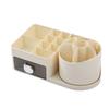 Nueva caja de almacenamiento para productos para el cuidado de la piel, avanzada tipo cajón de escritorio, estante de almacenamiento con compartimentos multifuncionales, labial, brocha cosmética