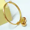 Direto da Fábrica pulseira infantil pulseira fina pulseira de fio pulseira retrátil sininho infantil banho de ouro
