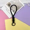 Cordão de pulso para celular com correspondência de cores, cordão curto universal trançado, chaveiro para capa de celular, alça removível anti-perda