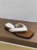 Chanclas de Cuña para Mujer, Calzado de Verano para Exteriores, Nuevo Estilo 2026, Sandalias Elegantes, Sandalias de Playa Cuadradas Francesas